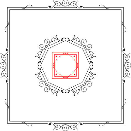 Frame Border Design Vector Artのイラスト素材