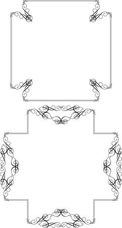 Frame Border Design Vector Artのイラスト素材