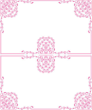 Frame Border Design Vector Artのイラスト素材