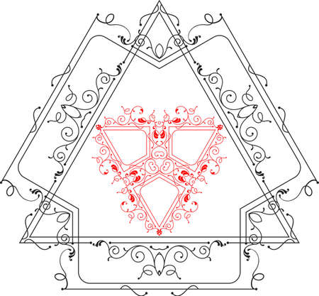 Frame Border Design Vector Artのイラスト素材