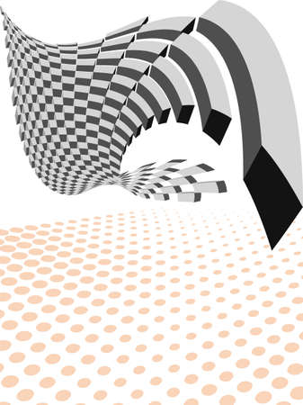 Background Composition, Web Template (Halftone) Vector Artのイラスト素材