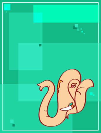 Ganesha The Lord Of Wisdom Vector Artのイラスト素材