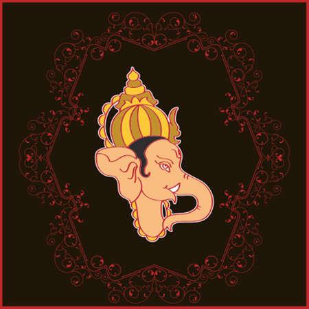 Ganesha The Lord Of Wisdom Vector Artのイラスト素材