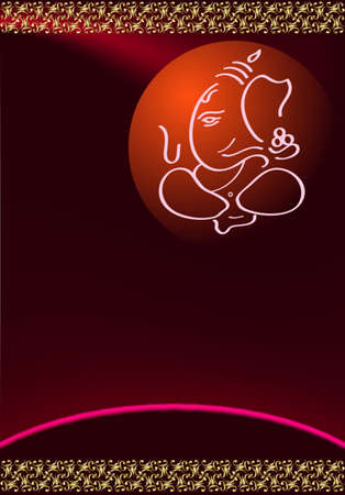 Ganesha The Lord Of Wisdom Vector Artのイラスト素材