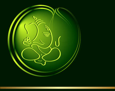 Ganesha The Lord Of Wisdom Vector Artのイラスト素材