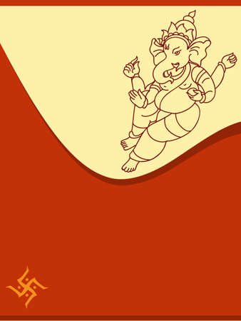 Ganesha The Lord Of Wisdom Vector Artのイラスト素材