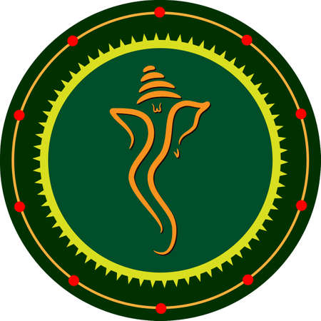 Ganesha The Lord Of Wisdom Vector Artのイラスト素材