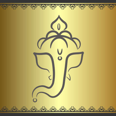 Ganesha The Lord Of Wisdom Vector Artのイラスト素材