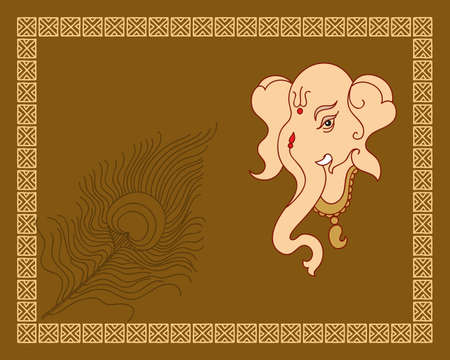 Ganesha The Lord Of Wisdom Vector Artのイラスト素材