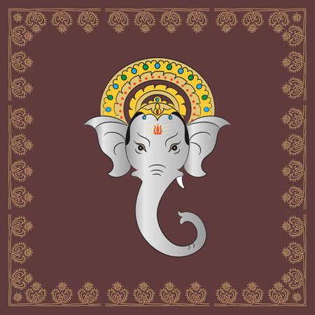 Ganesha The Lord Of Wisdom Vector Artのイラスト素材