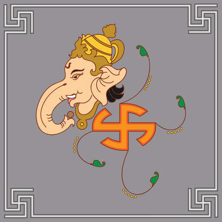 Ganesha The Lord Of Wisdom Vector Artのイラスト素材