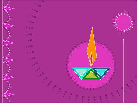 Diwali Greeting Design Vector Artのイラスト素材