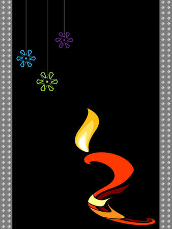 Diwali Greeting Design Vector Artのイラスト素材