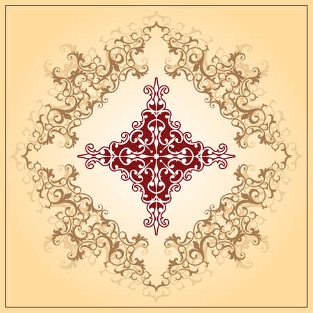 Christian Cross Design Vector Artのイラスト素材