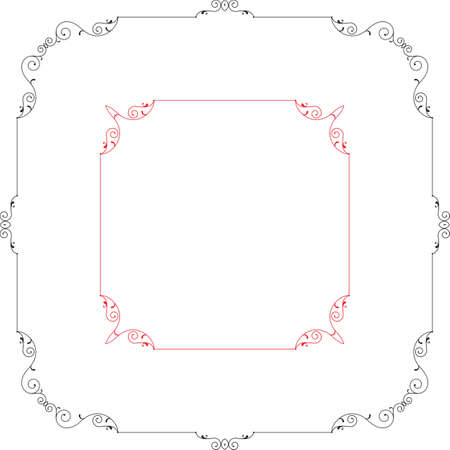 Frame Border Design Vector Artのイラスト素材