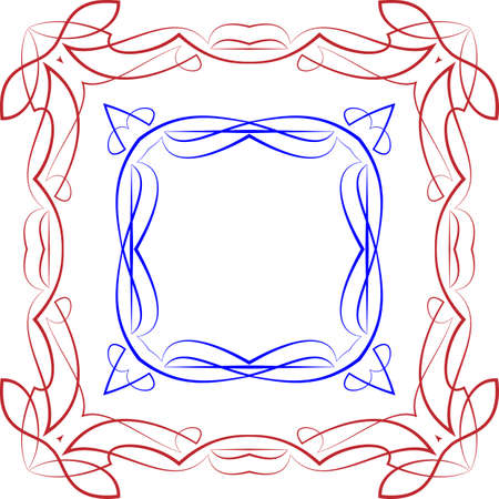 Pinstripe Graphics Corner, Border : Vinyl Ready Vector Artのイラスト素材