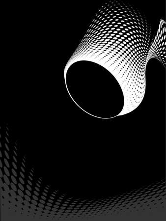 Background Composition, Web Template (Halftone) Vector Artのイラスト素材