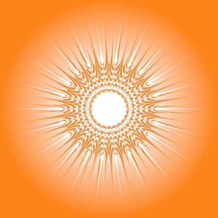 Sun Burst Design Vector Artのイラスト素材
