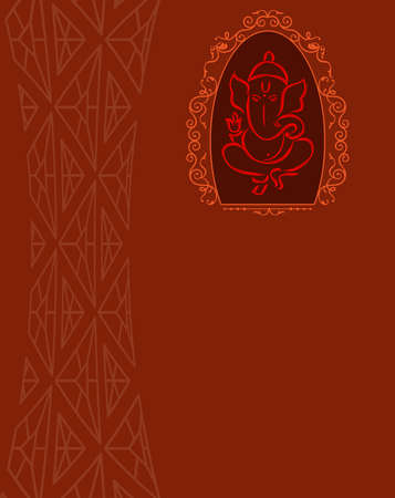 Ganesha The Lord Of Wisdom Vector Artのイラスト素材