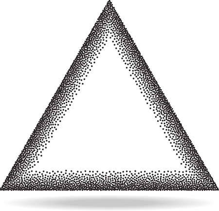 Star Stipple Effect Vector Illustrationのイラスト素材