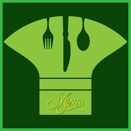 Menu Card Design Template  Vector Illustrationのイラスト素材