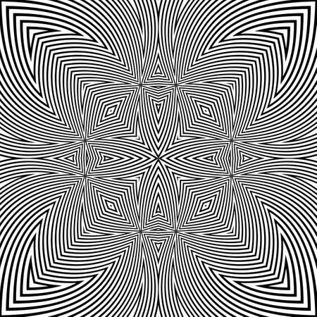 Optical Illusion Background Vector Illustrationのイラスト素材