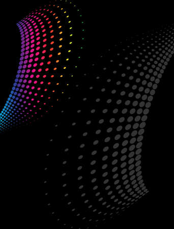 Background Composition Spectrum, Web Template (Halftone)のイラスト素材