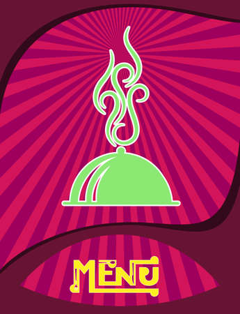 Menu Card Design Template  Vector Illustrationのイラスト素材