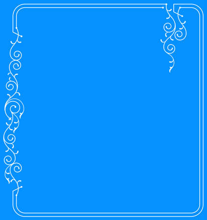 Frame Border Design Vector Illustrationのイラスト素材