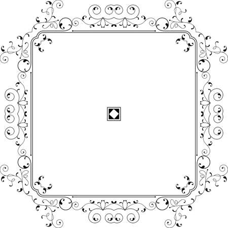 Frame Border Design Vector Illustrationのイラスト素材