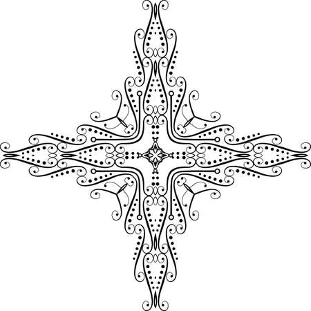 Christian Cross Design Vector Artのイラスト素材