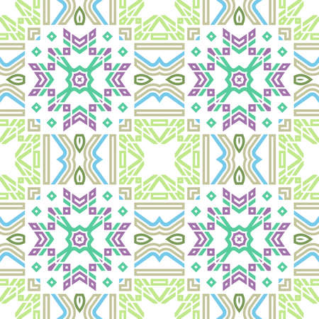 Geometric Seamless Pattern Vector Illustrationのイラスト素材
