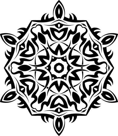 Tribal Tattoo Design Vector Artのイラスト素材