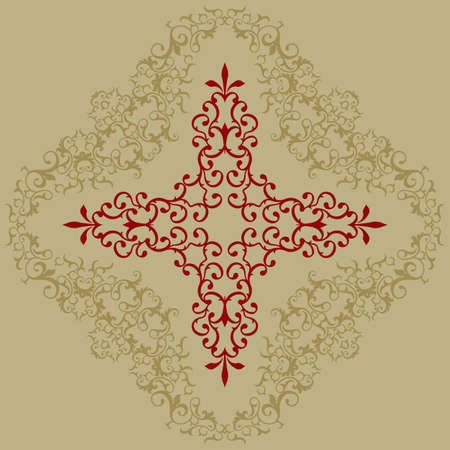 Christian Cross Design Vector Artのイラスト素材