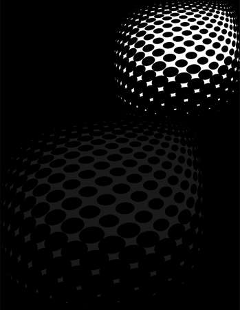 Background Composition, Web Template (Halftone) Design Vector Art Illustrationのイラスト素材