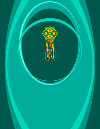 Diwali Greeting, Festival Of Light Vector Art Illustrationのイラスト素材