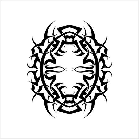 Tribal Armband Tattoo Design Vector Art Illustrationのイラスト素材