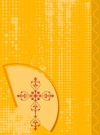 Christian Cross Design Vector Artのイラスト素材