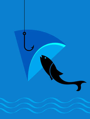 Fishing Icon Vector Illustrationのイラスト素材