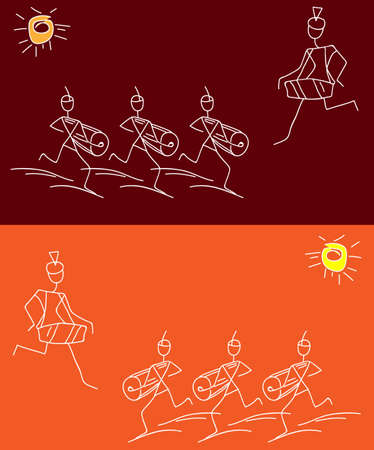 Folk, Tribal Design, Motif, Wall Painting Vector Artのイラスト素材