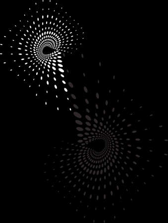Background Composition, Web Template (Halftone) Vector Illustrationのイラスト素材