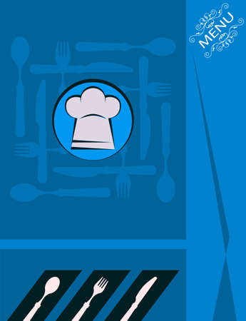 Menu Card Design Template  Vector Illustrationのイラスト素材