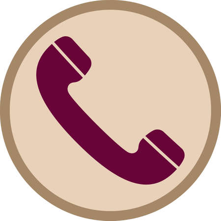 Telephone Receiver Icon Vector Illustrationのイラスト素材