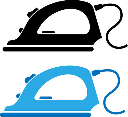 Clothing Iron Icon Vector Illustrationのイラスト素材