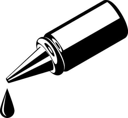 Ear Or Eye Drop Icon Vector Illustrationのイラスト素材