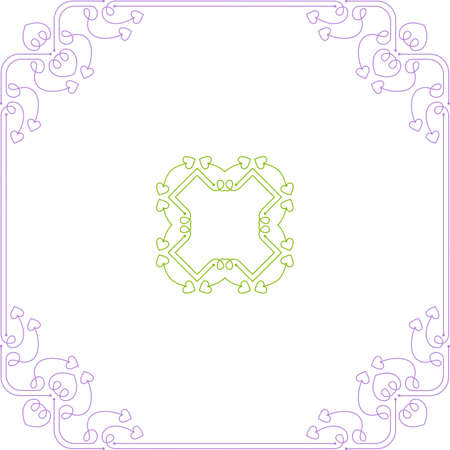 Frame Border Design Vector Artのイラスト素材