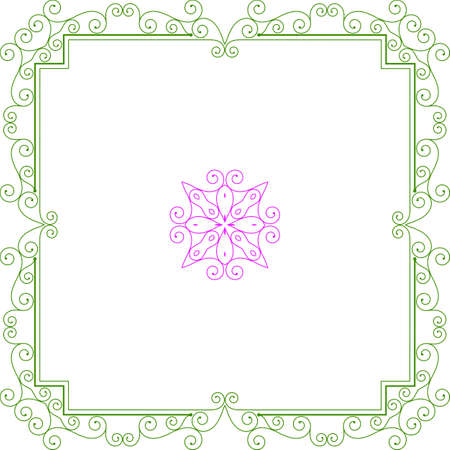 Frame Border Design Vector Artのイラスト素材