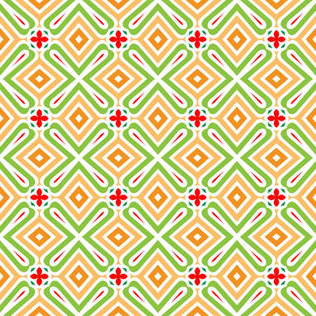 Geometric Seamless Pattern Vector Illustrationのイラスト素材
