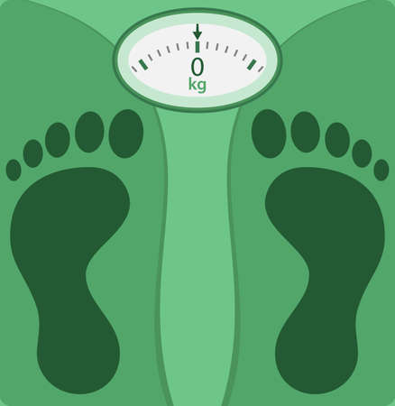 Bathroom Scale Vector Illustrationのイラスト素材