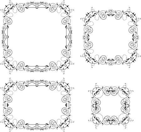 Frame Border Design Vector Illustrationのイラスト素材